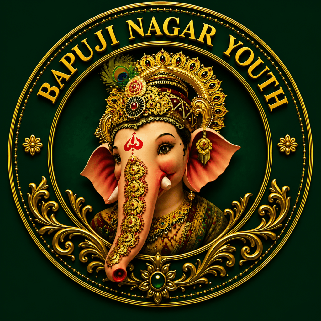 Ganesh Logo AI Prompt preview featuring a Royal 3D Lord Ganesha design with a customizable festival logo name.